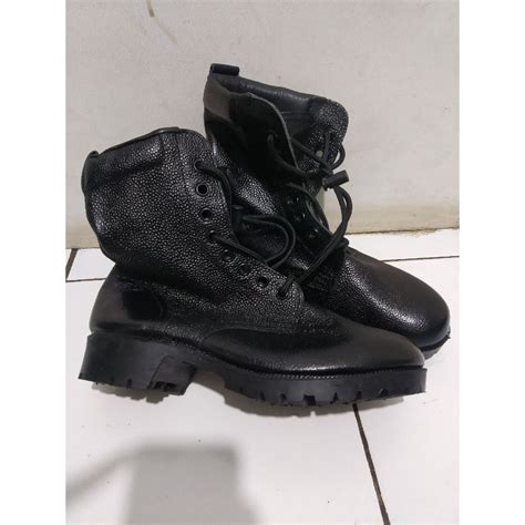 Jual Sepatu pdL kulit jeruk asli POLRI OriginaL | Shopee Indonesia