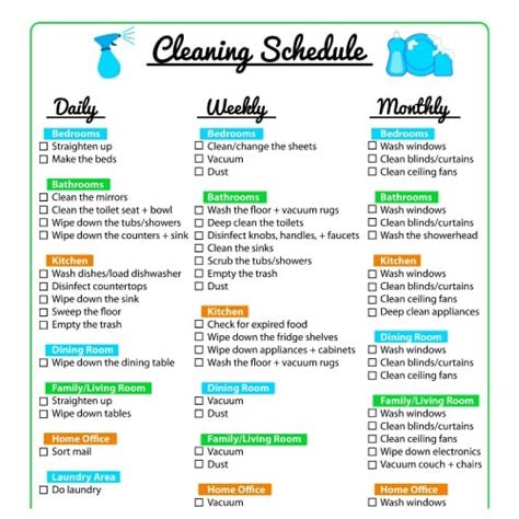 Teen And Tween Printable Chore Chart | ubicaciondepersonas.cdmx.gob.mx