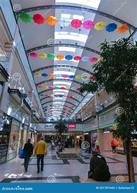 Interior of Shoppingmall at Isenburg-Zentrum, Neu-Isenburg, Germany ...