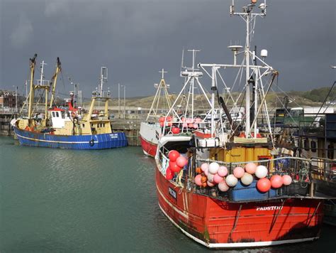 Fishing Boats Padstow Harbour © Nigel Mykura :: Geograph Britain and Ireland