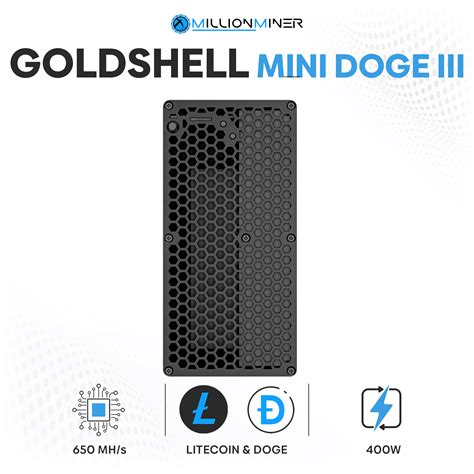 Goldshell Mini Doge 3 (650MH/s) - MILLIONMINER