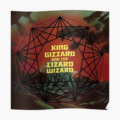 "KGLW - Nonagon Infinity Album Cover" Poster by Nozzynu | Redbubble