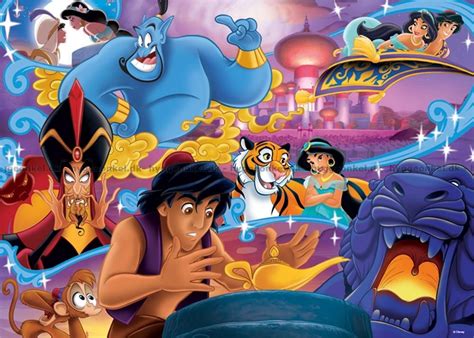 Disney: Classic Collection - Aladdin, 1000 bitar pussel, Jumbo - 18825 ...