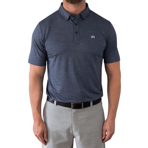 Travis Mathew Zim Golf Shirt - Vintage Indigo just $59.95, save $30.00!