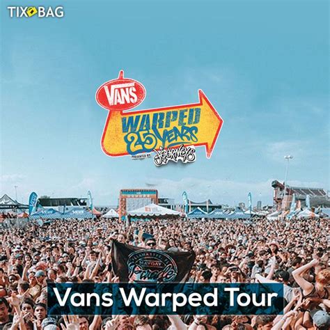 Buy Vans Warped Tour tickets | Vans warped tour, Warped tour, Tour tickets