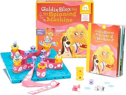 Amazon.com: GoldieBlox and The Spinning Machine, 34 pcs : Toy: Toys & Games