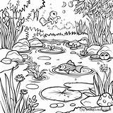 Habitat Coloring Pages  Free & Printable sketch template