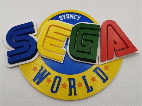 Sega World Sydney Logo by Offbeat Printing | Download free STL model | Printables.com