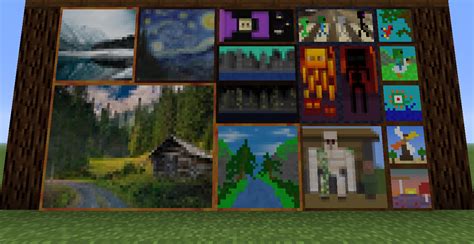 Updated Paintings + Download : r/Minecraft