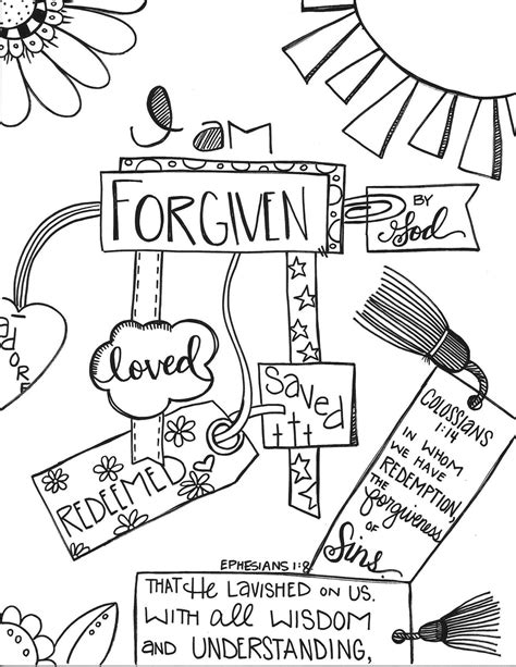 Forgiveness Coloring Pages – Thekidsworksheet