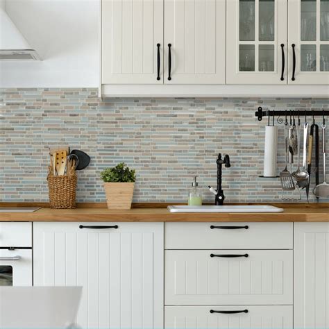 Bellagio Elena Peel & Stick Smart Tiles Backsplash