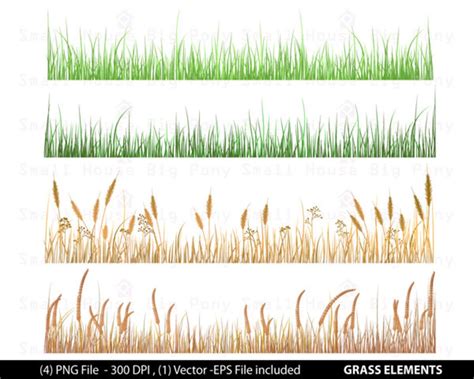 Grass, Grass Clip Art, Dry Grass Clip Art, Fields of Grass Clip Art, Digital Scrapbooking, Grass ...