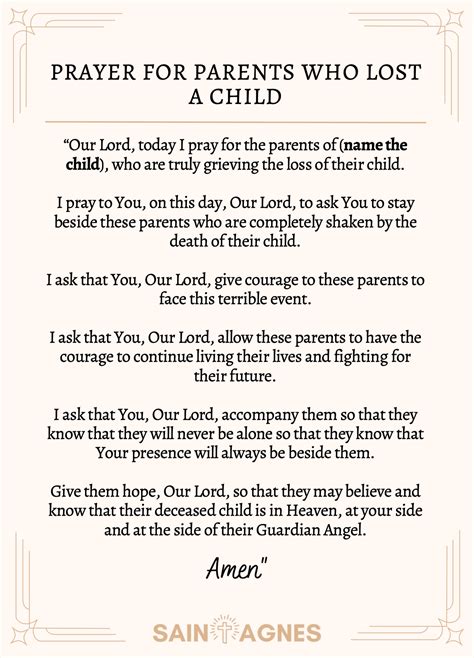 9 Short Prayers For The Loss Of a Child: Daughter and Son