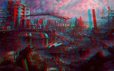 Ruins 3D Anaglyph Red Cyan by Fan2Relief3D on DeviantArt