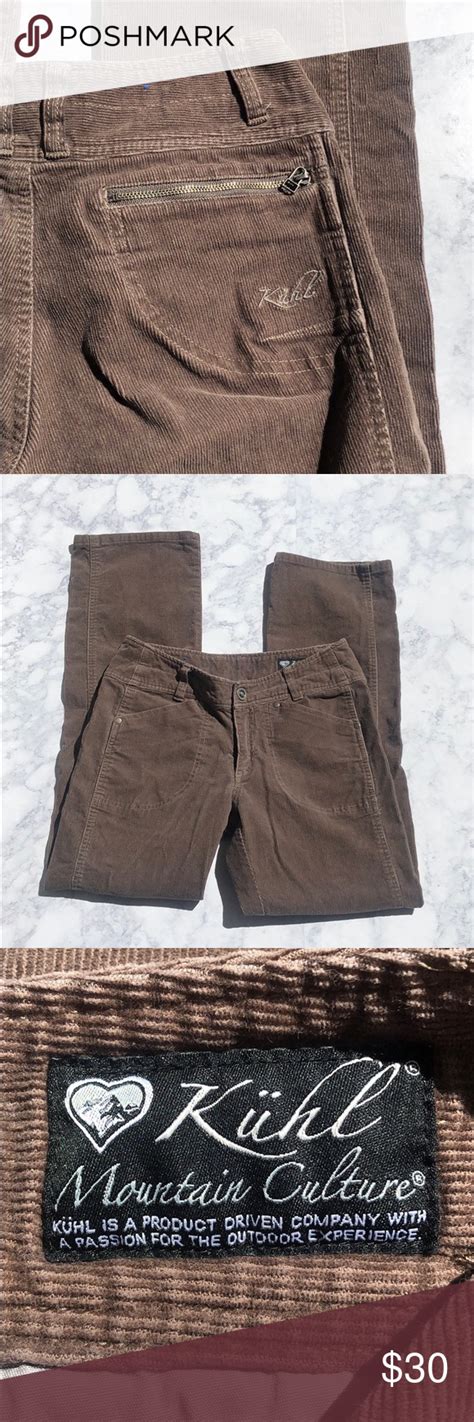 Kuhl brown corduroy hiking mountain pants Excellent condition Kuhl ...