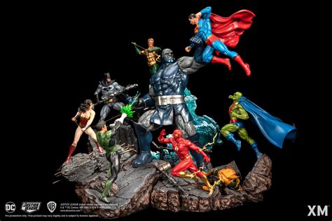 The Justice League Take on Darkseid in Massive Statue from XM Studios