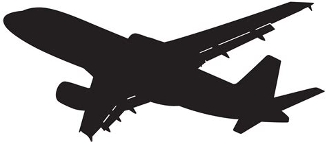 Plane Silhouette PNG Clip Art | Gallery Yopriceville - High-Quality Images and Transparent PNG ...