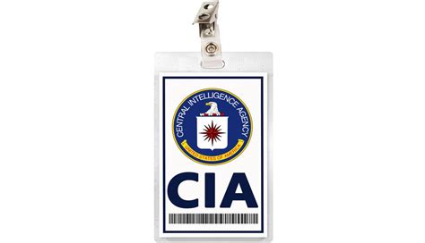 CIA ID Badge Card Download Image Name Tag Cosplay Costume Prop - Etsy