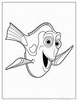 Finding Nemo Coloring Page sketch template