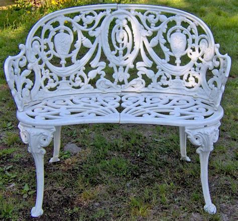 I already own one of these courtesy of my Grandma --Cast iron garden bench in t… | Cast iron ...