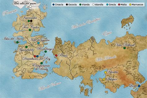 Mapa Juego de tronos! | Juego de tronos