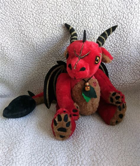 Fire Dragon Plush Doll | Etsy