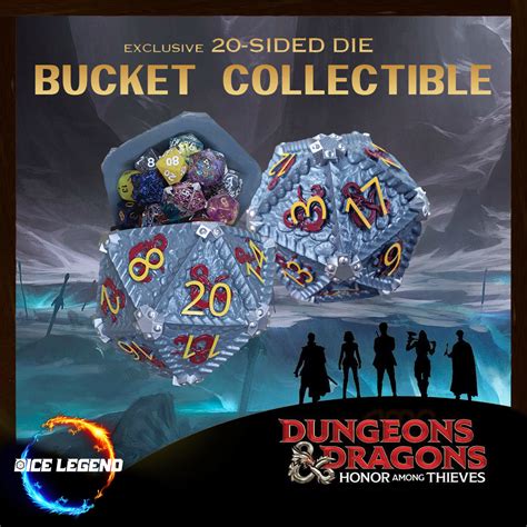 D20 Dice/Popcorn Bucket – Dice Legend™️