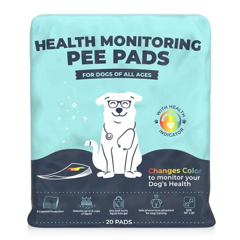 Advanced Health Monitoring Pee Pads for Dogs – Color-Changing, Leak-Proof, and Odor-Control ...