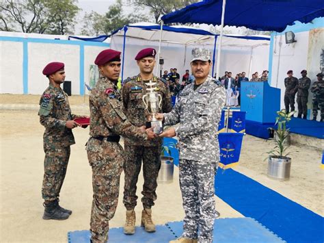 Maroon Beret Ceremonial Parade at Garud Regimental Training Centre Air Force Station Chandinagar ...