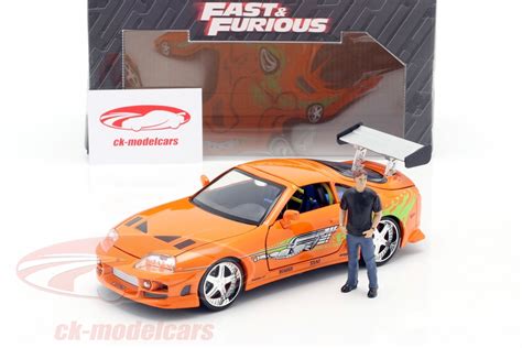 Jadatoys 1:24 Brian's Toyota Supra 1995 Movie Fast & Furious (2001 ...