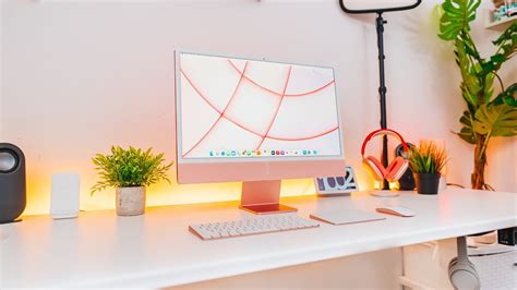 My Pink M1 iMac Productivity Desk Setup Upgrade & Review (EP.4) - YouTube