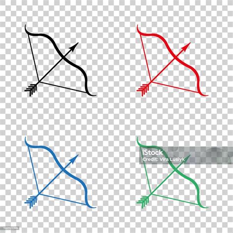 Bow And Arrow Vector Icon Stock Illustration - Download Image Now ...