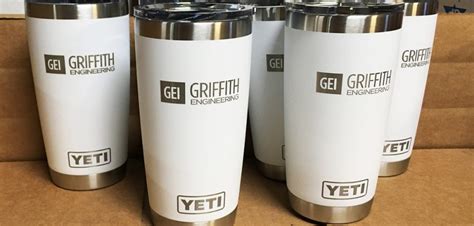 Engraved White Yeti, Personalized Yeti Tumblers - Engraving Tumblers