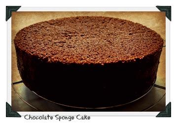 Dying for Chocolate: Chocolate Sponge Cake: Gluten-free