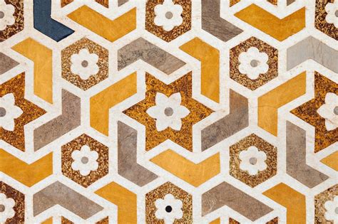 Premium Photo | Taj Mahal geometric pattern background