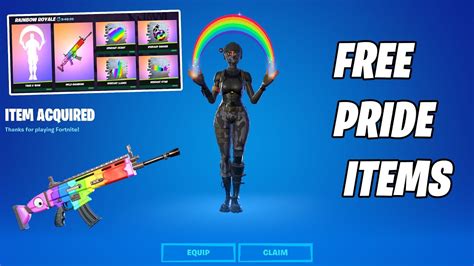 FREE Pride Emotes, Gun Wraps, and Sprays! | Fortnite Item Shop Update - YouTube