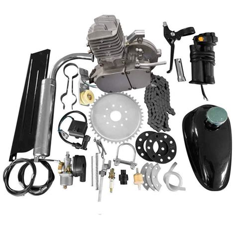 New 80cc Bike 2 Stroke Gas Engine Motor Parts Kit DIY Motorized Bicycle ...