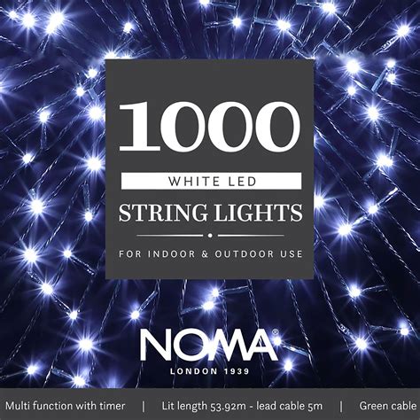 Noma Christmas 120, 240, 360, 480, 720, 1000 Multifunction Lights with ...