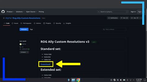 How to Set the ASUS ROG Ally to 900p Resolution – RetroResolve