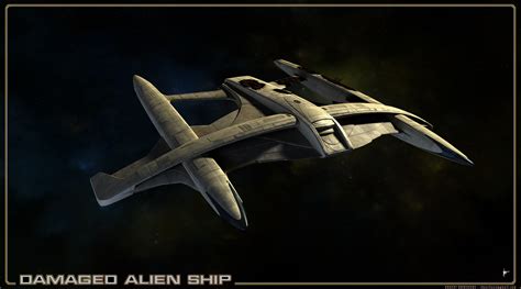 ArtStation - Unknown Damaged Alien Ship - Star Trek: Enterprise, "Anomaly"