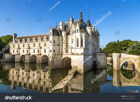 Chenonceau France Scenic View Castle Drawbridge Stock Photo 471264416 ...