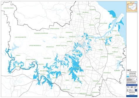 Brisbane Flooding Map