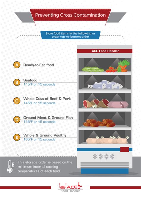 Free Restaurant Food Storage Chart - Ace Food Handler™