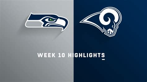 Seahawks vs. Rams highlights | Week 10