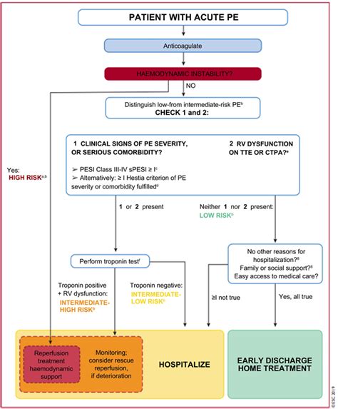 Pulmonary Embolism Treatment Algorithm