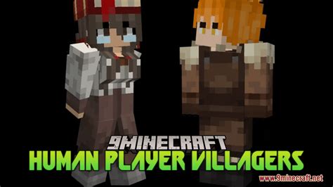 Human Player Villagers Resource Pack - 1Minecraft