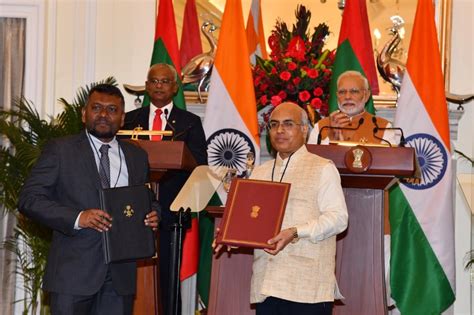 India, Maldives sign four agreements to strengthen bilateral relationship