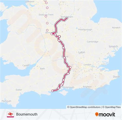 crosscountry Route: Schedules, Stops & Maps - Bournemouth (Updated)