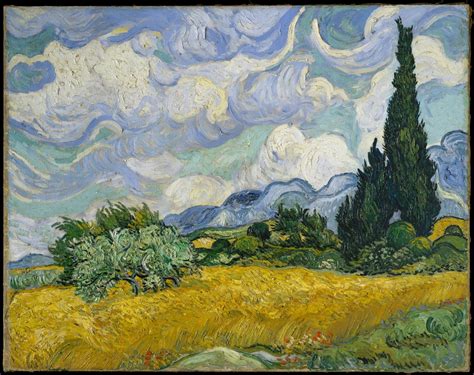 Talking Objects: Cypresses: Techniques Influenced by Vincent van Gogh