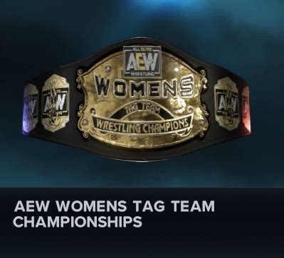 AEW Women Tag Team Championship | Wrestlingworld Wiki | Fandom